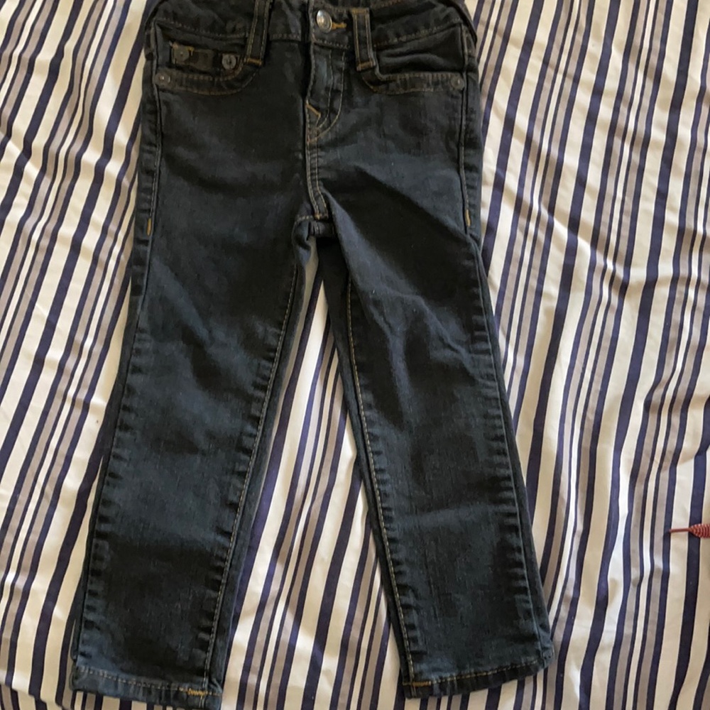 Black washed boys True Religion jeans